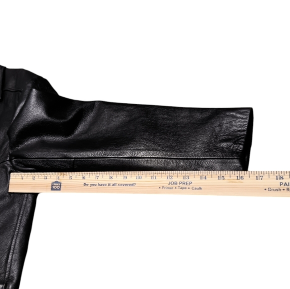 🖤PHASE 2 MEN'S SIZE SMALL BLACK LEATHER JACKET. - Picture 5 of 10